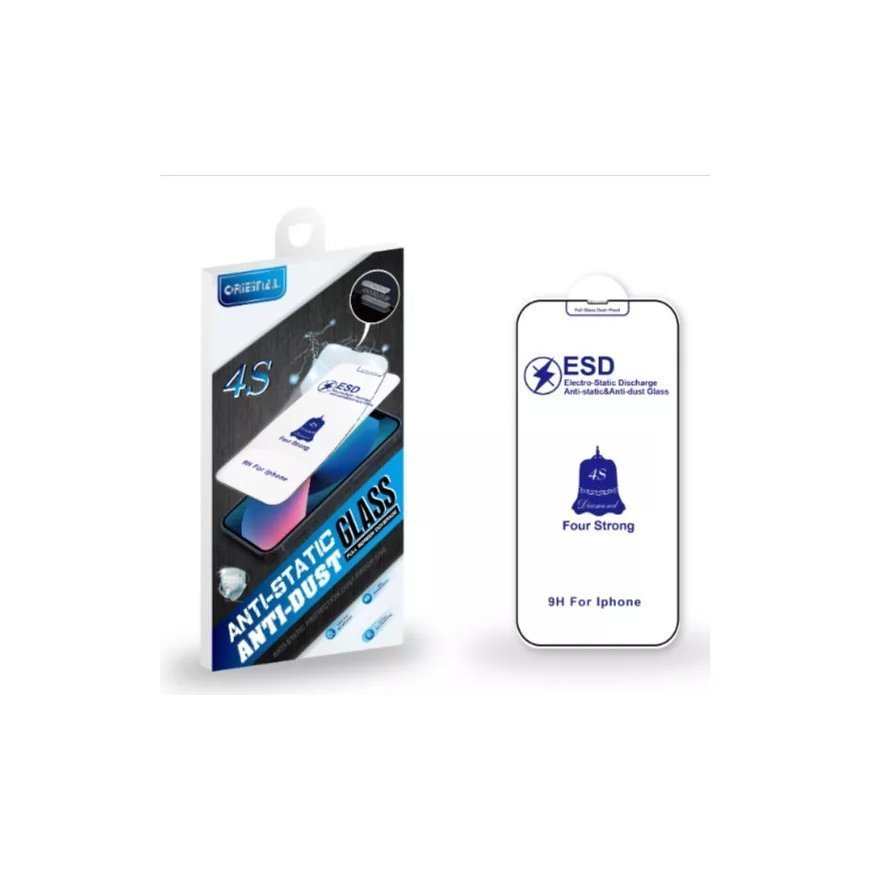 Fusion ESD Anti-Static Dust Proof tempered glass for Apple iPhon