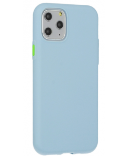 Fusion Solid Case Silicone Case For Huawei P30 Lite Light Blue