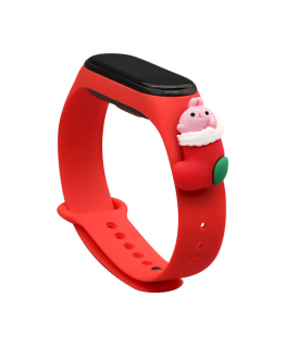 Fusion Xmas Santa for Xiaomi Mi Band 3 | 4 red