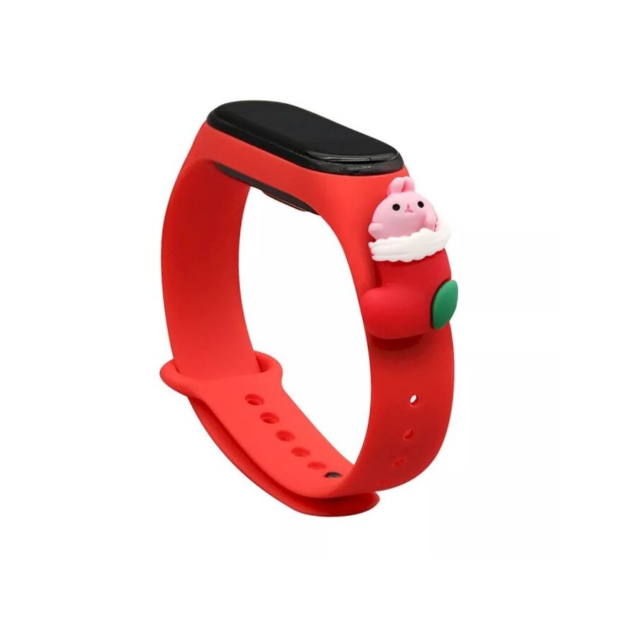 Fusion Xmas Santa for Xiaomi Mi Band 3 | 4 red – 2