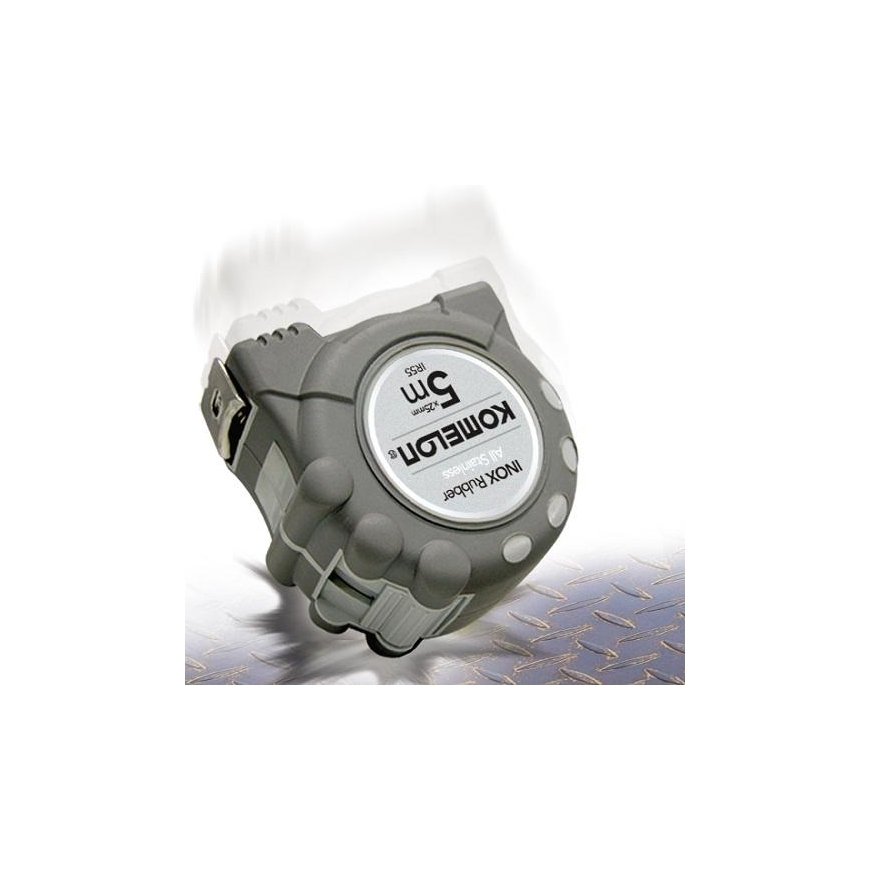 Measuring tape 8m Komelon [IR85], INOX Rubber – 2