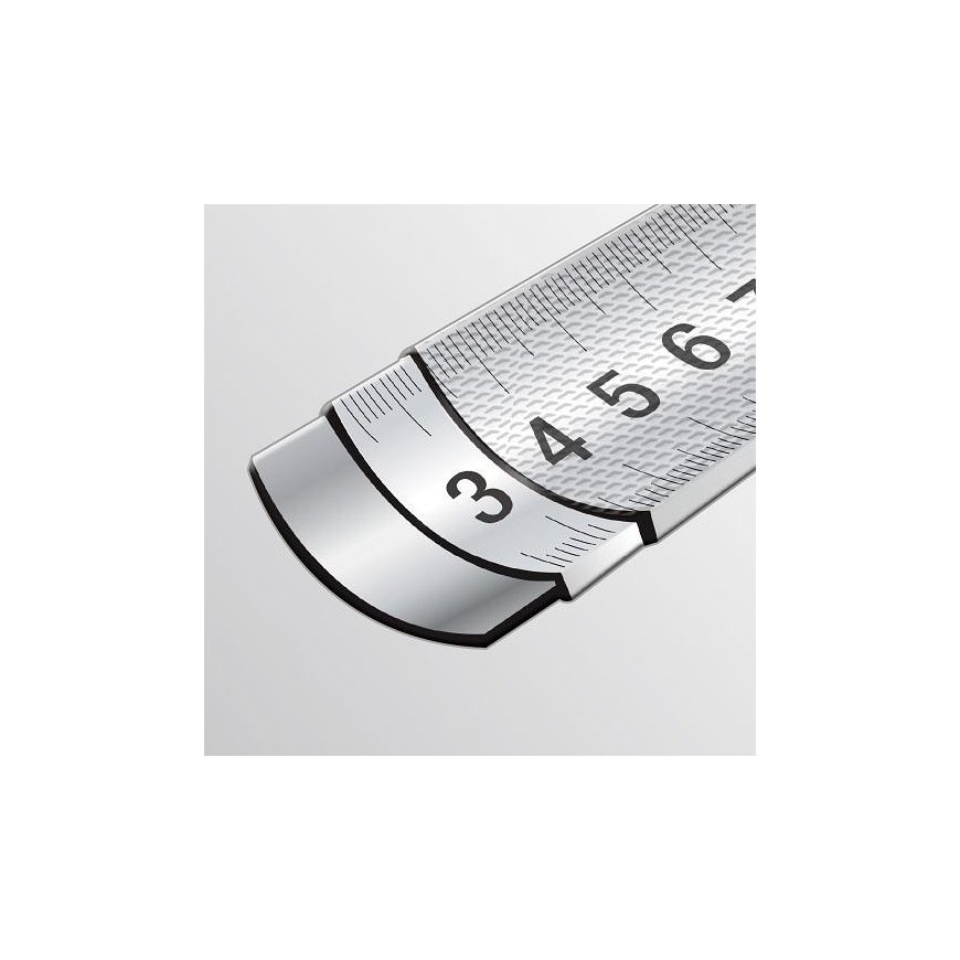Measuring tape 8m Komelon [IR85], INOX Rubber – 4
