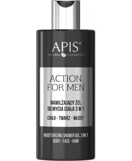 APIS APIS_Action For Men 3in1 moisturizing face and hair cleansing gel 300ml