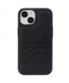 Audi GT Synthetic Leather Back Case for Apple iPhone 15 Plus
