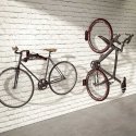 Maclean MC-457 Wall Mounted Bike Rack Wall Mounted Bike Rack with 2 Hooks Horizontal Bike Wall Mounted Bike Rack Max. Load 25 kg