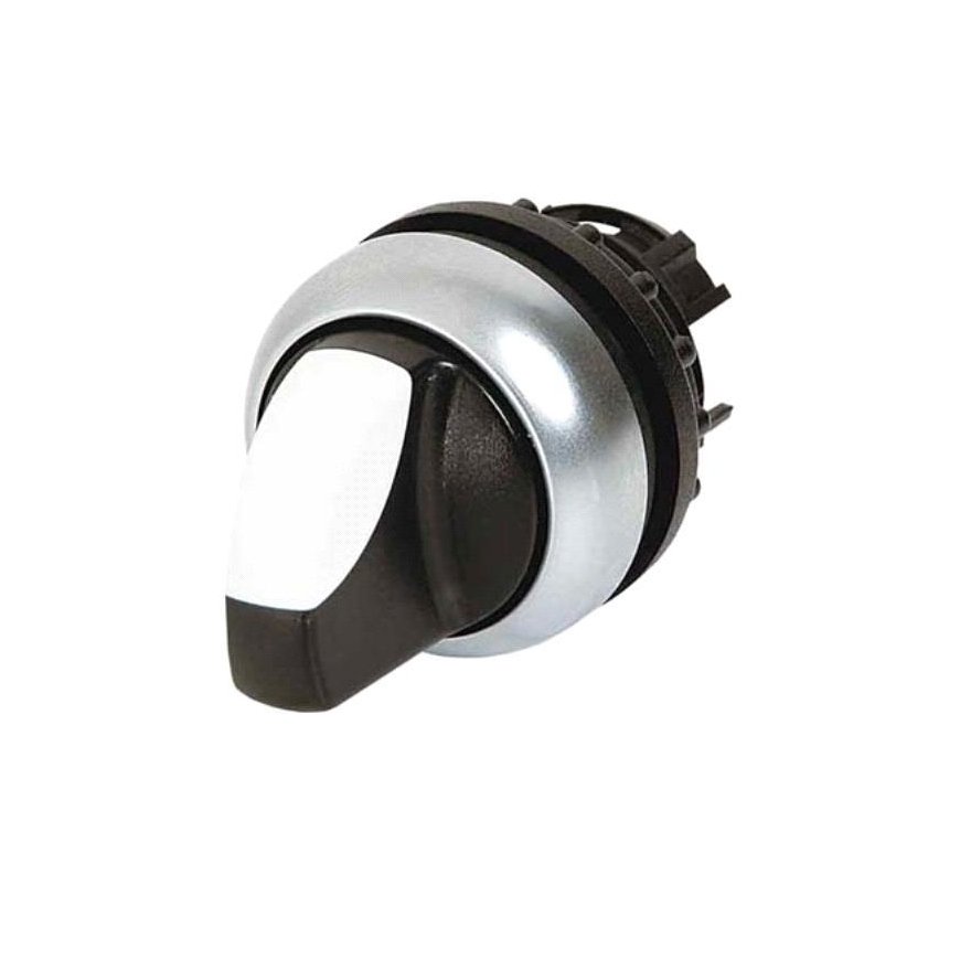„Eaton“ trijų padėčių jungiklis M22-WRK3 / K20 užraktas, 22 mm juodas 216520