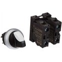 Eaton Three Position Switch M22-WRK3 / K20 Lock 22mm Black 216520