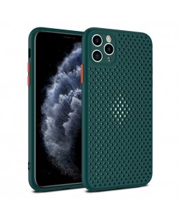 Fusion Breathe Case Silicone Case For Apple iPhone 11 Pro Green