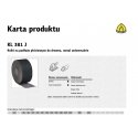 KLINGSPOR VOLINIS ANT DROBĖS KL381J 150mm, 120 (50m) KLINGSPOR VOLINIS ANT DROBĖS KL381J 150mm, 120 (50m)