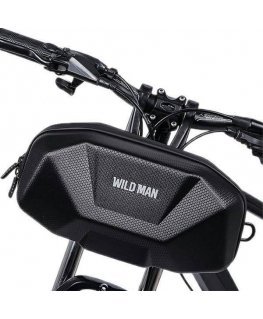 WildMan WILDMAN X9 rėminis krepšys, dviračio laikiklis juodas/juodas