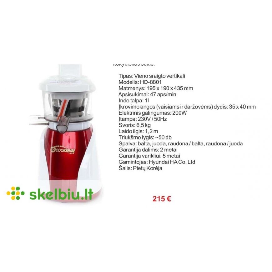 Zyle Slow Juicer ZY016SSJ – 2