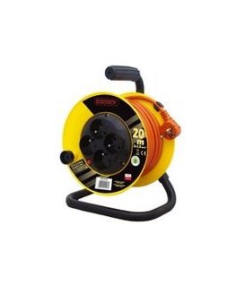 KEL 1 lizdo prailginimo laidas be 20 m 16A raudonos spalvos (W-97289)