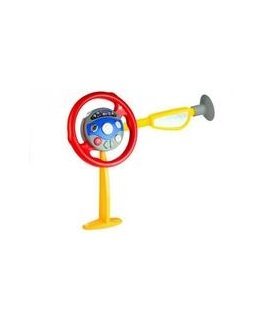 Lean Cars Interactive pink steering wheel driving simulator, multifunctional