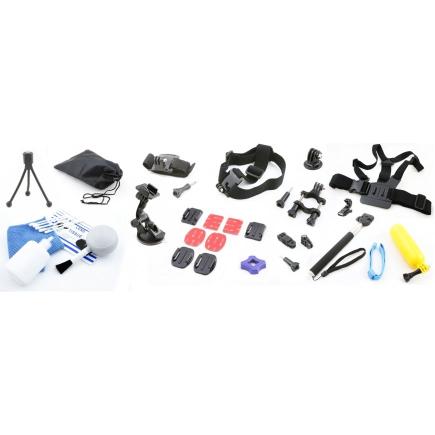 Xrec Montavimo rinkinys 27w1 laikiklis Gopro Hero 1/2/3/3+/4 + Prisiminimai