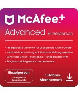 McAfee Plus Advanced - Individual | Download & Product Key