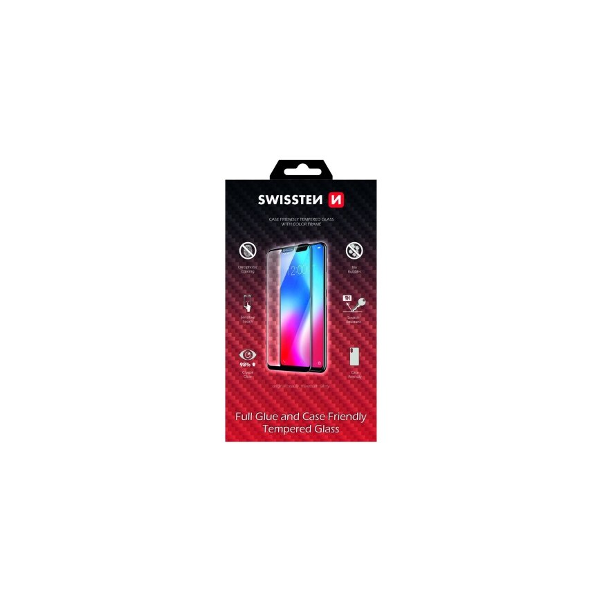 Fusion Full Glue 5D Tempered Glass Full Coveraged with Frame App