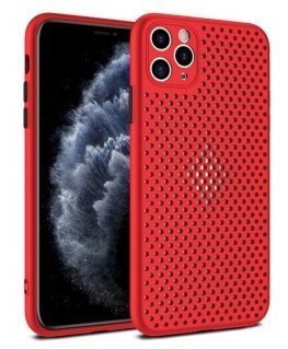 Fusion Breathe Case Silicone Case For Apple iPhone 11 Pro Red