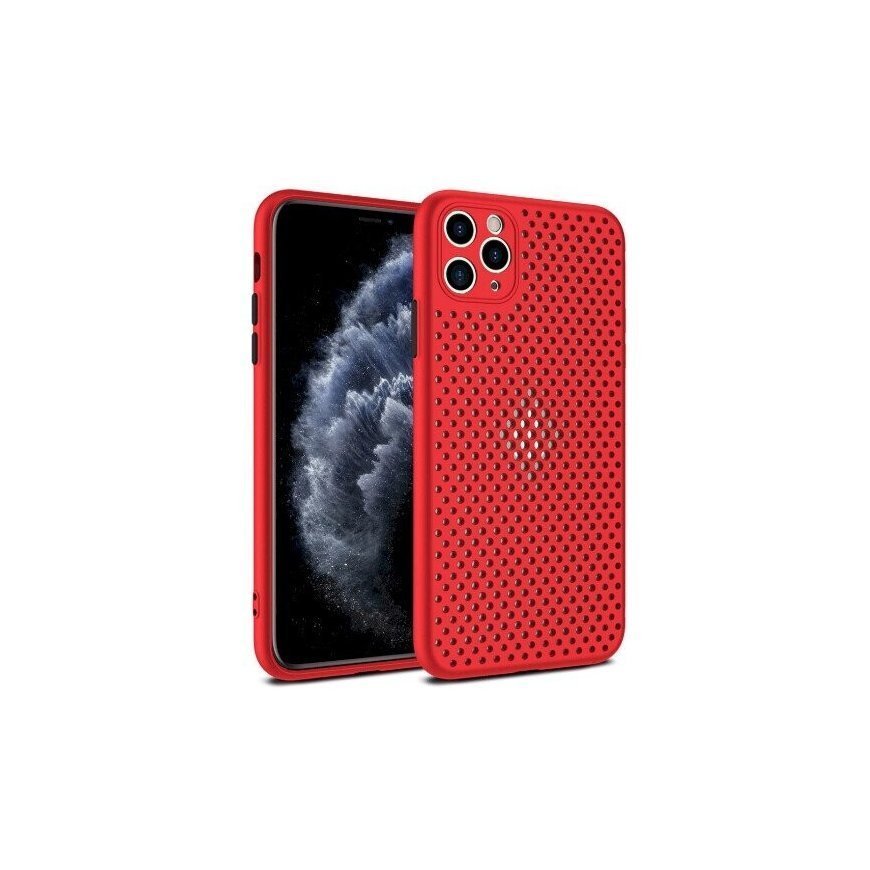 Fusion Breathe Case Silicone Case For Apple iPhone 11 Pro Red