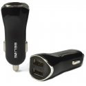 Car charger 2xUSB 2.1A black Car charger 2xUSB 2.1A black