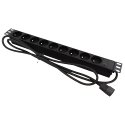 Alantec PZ09UC20 power extension 1.8 m 9 AC outlet(s) Indoor Black Alantec PZ09UC20 power extension 1.8 m 9 AC outlet(s) Indoor Black