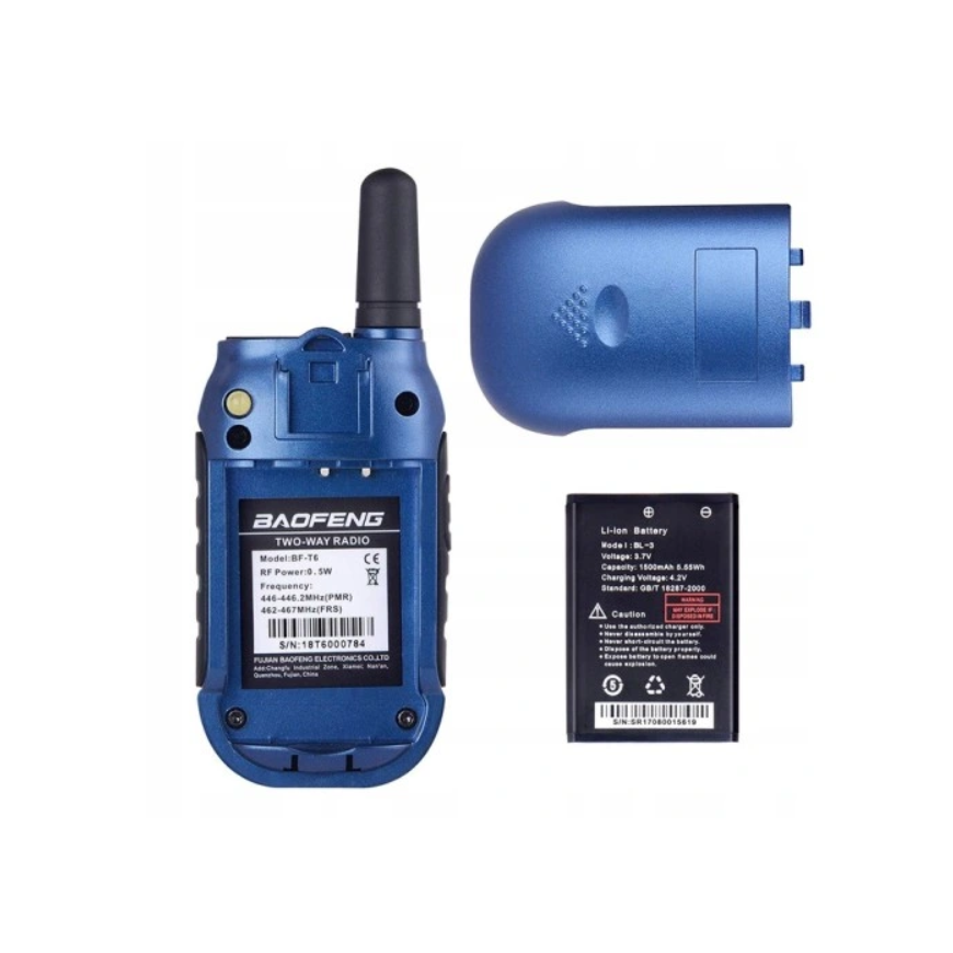 Walkie-Talkie Baofeng BF-T6 Panda Blue – 2