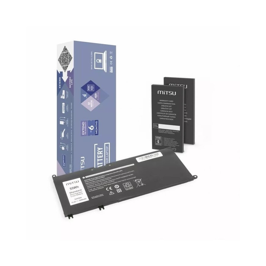 Mitsu fr Dell 5587/7588 3600mAh(55Wh) 15