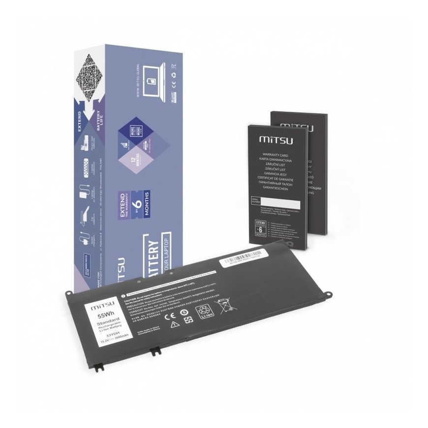 Mitsu fr Dell 5587/7588 3600mAh(55Wh) 15.2V – 2