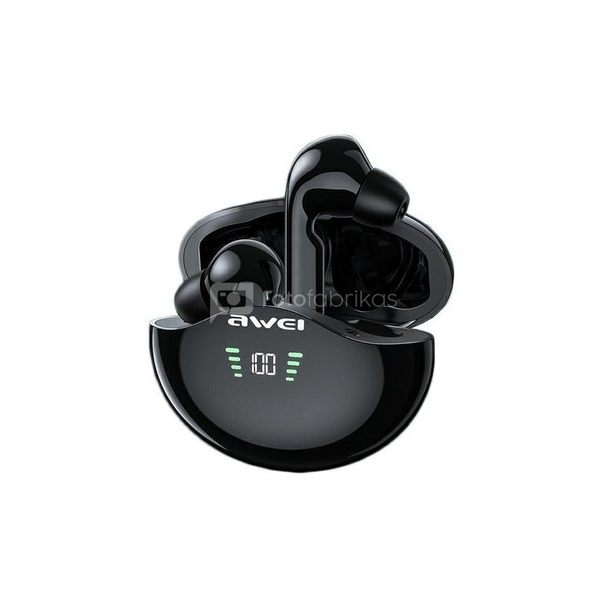Earphones Bluetooth 5.1 T12P TWS+ dock black – 2