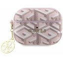Case Guess case for AirPods Pro 2 GUAP2PGCE4CP pink Gcube Classic Gold Logo W/Charm Case Guess case for AirPods Pro 2 GUAP2PGCE4CP pink Gcube Classic Gold Logo W/Charm