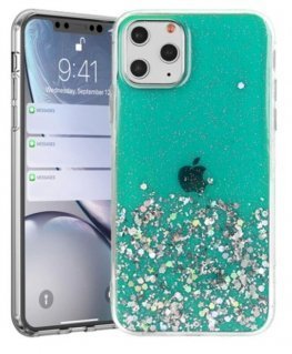 Fusion glue glitter silicone case for Apple iPhone 13 Pro Max gr