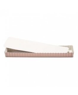 Patisse quiche form with loose bottom 35 x 11 cm steel copper/beige