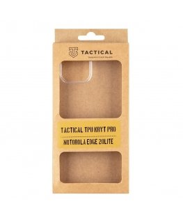 Tactical TPU Cover for Motorola Edge 20 Lite Transparent