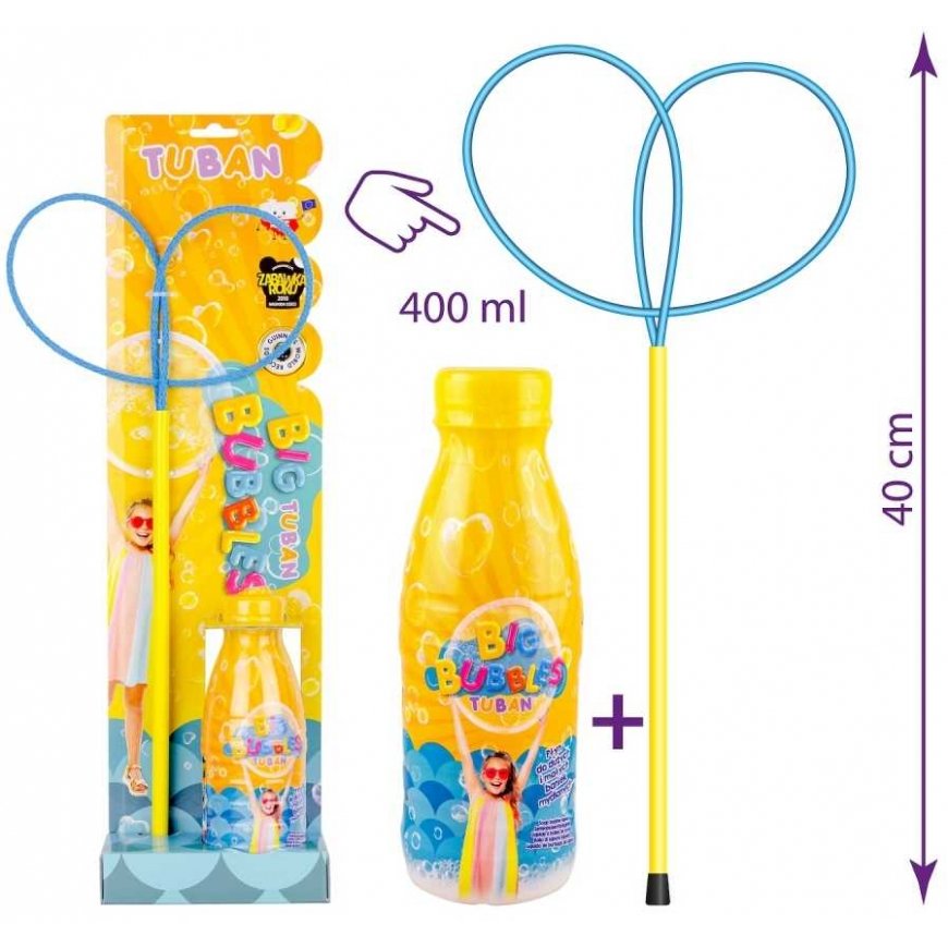 Tuban Muilo burbulų žiedas "Drugelis Pro" + Muilo burbulų skystis 400 ml – 5