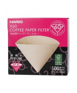 Harry Misarashi Brown Paper Filters - V60-02 - Carton of 100