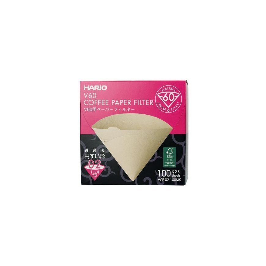 Harry Misarashi Brown Paper Filters - V60-02 - Carton of 100 – 5