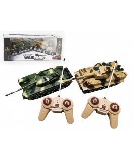 Madej two remote controlled battle tanks R/C