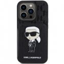 Karl Lagerfeld Saffiano Cardslots and Stand Monogram Ikonik Patch Защитный Чехол для Apple iPhone 15 Pro Karl Lagerfeld Saffiano Cardslots and Stand Monogram Ikonik Patch Защитный Чехол для Apple iPhone 15 Pro