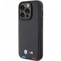BMW Leather Stamp Tricolor Back Case Aizsargapvalks Priekš Apple iPhone 15 Pro BMW Leather Stamp Tricolor Back Case Aizsargapvalks Priekš Apple iPhone 15 Pro