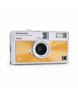 KODAK EKTAR H35N CAMERA GLAZED Oranžinis