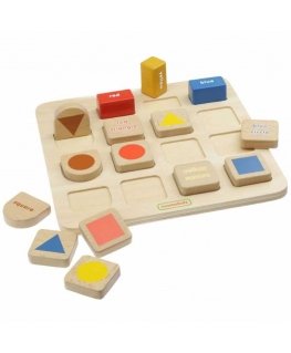 Masterkidz Educational Sorting Board - Shapes and Colors