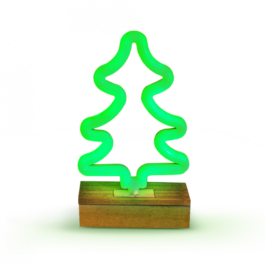 TelForceone Neoninis medinis stovas LED TREE žalias FLNW03 Forever Light – 5