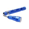 Flashlight Orno Telescopic flashlight 17-57 cm, 3 LED, 4 x LR44, wyginana głódjaja, magnes, WL-9 Flashlight Orno Telescopic flashlight 17-57 cm, 3 LED, 4 x LR44, wyginana głódjaja, magnes, WL-9