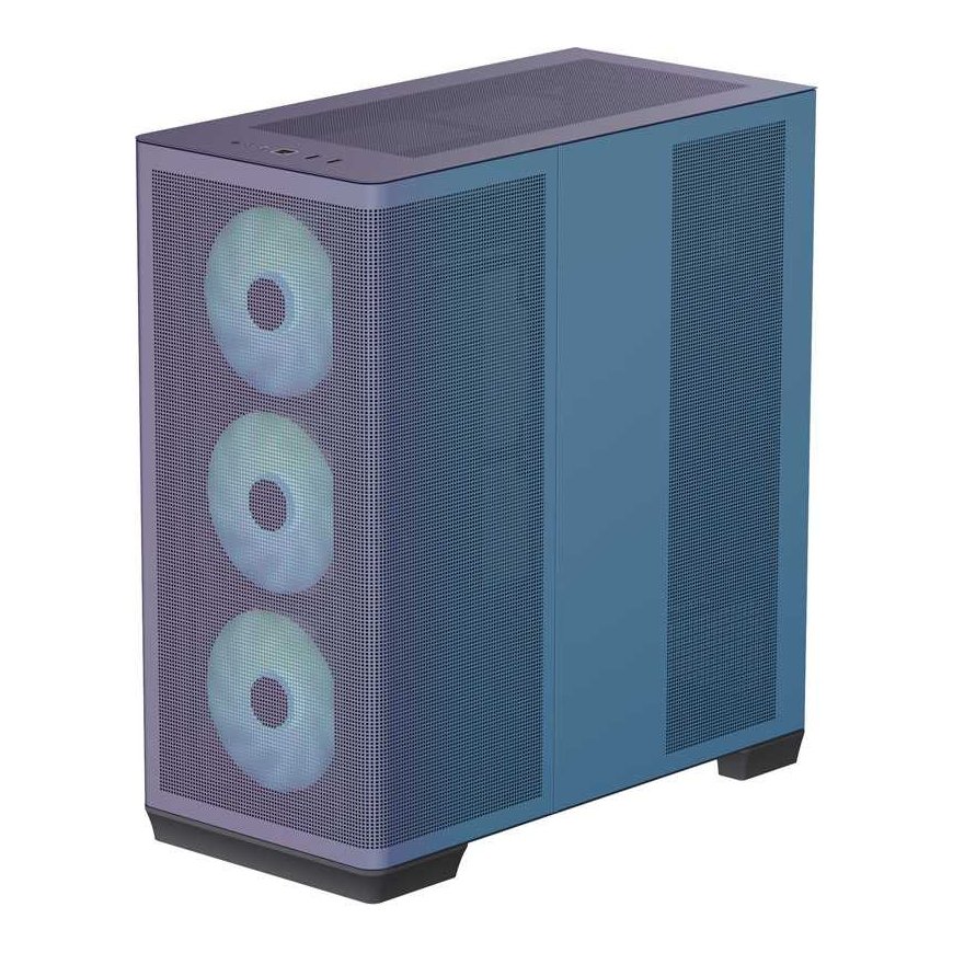 APNX C1 Midi-Tower ATX case, tempered glass - ChromaFlair – 3