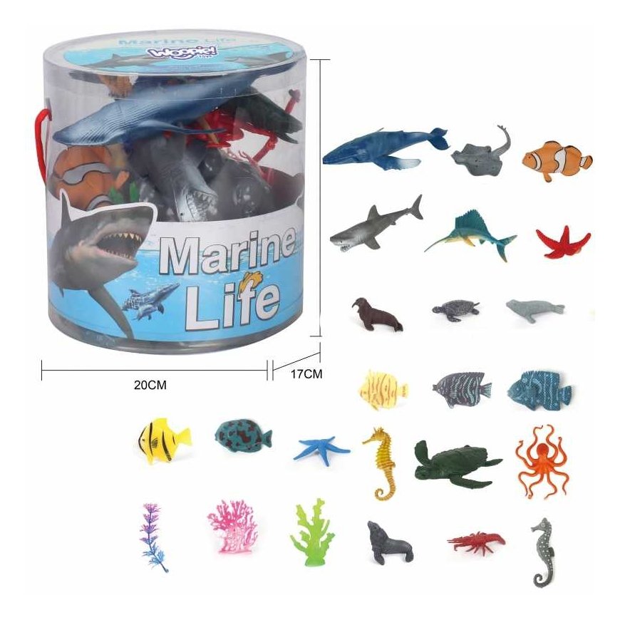 WOOPIE Sea Animals figurine set 34 pcs. – 3