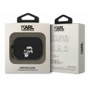 Karl Lagerfeld 3D Logo NFT Karl and Choupette Silicone Case for AirPods Pro 2 Black