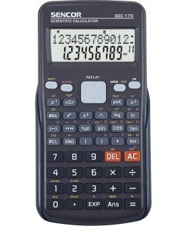 Sencor Scientific calculator sec 170, 240 funkcji, lcd dwuwierszowy 12i10+2