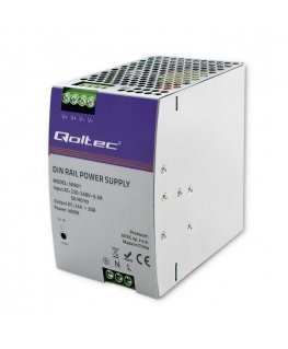Qoltec 50901 Industrial DIN rail power supply | 480W | 24V | 20A