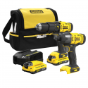 Stanley ST SET V20 SFMCK465D2S (SFMCD711 + SFMCF800) 2x2,0Ah Stanley ST SET V20 SFMCK465D2S (SFMCD711 + SFMCF800) 2x2,0Ah