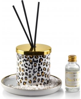 Mondex Lumarko Lumarko scent diffuser Scm.7.5xH9cm With stand 14cm Pantera!