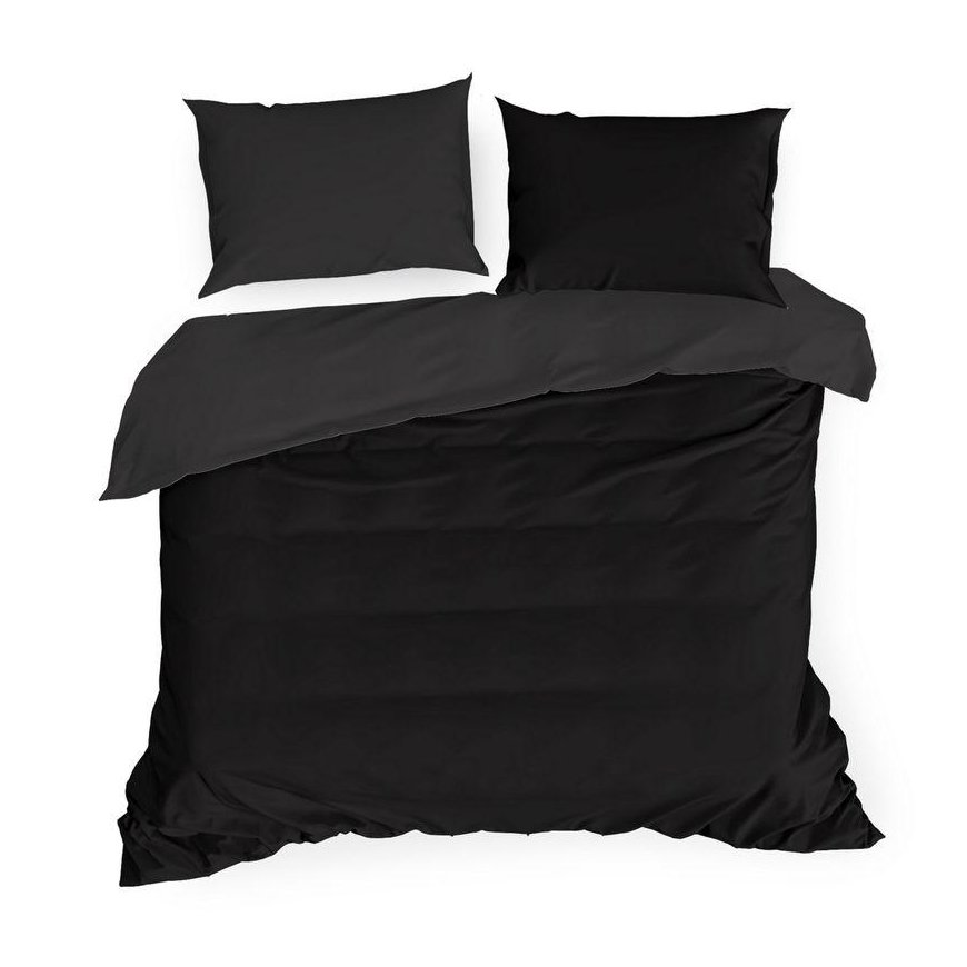 Eurofirany NOVA3 aukštos kokybės medvilninio satino vienspalvės patalynės komplektas, 180 X 200 cm, 2 vnt. 70 X 80cm, spalva: ju – 2